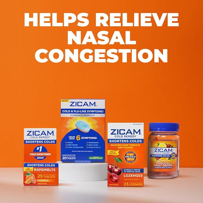 Zicam Cold Remedy Zinc Medicated Fruit Drops - Image 3