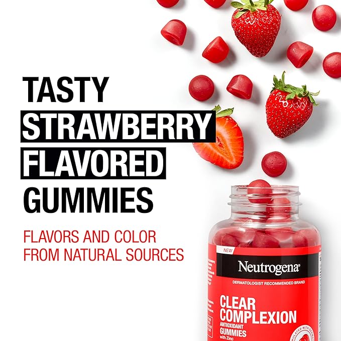 Neutrogena Clear Complexion Antioxidant Gummies with Zinc - Image 4