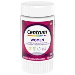Centrum Women Multivitamin & Multimineral Supplements Tablets, 65