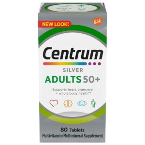 Centrum Silver Multivitamin for Adults 50 Plus, Multivitamin – 2 Pack