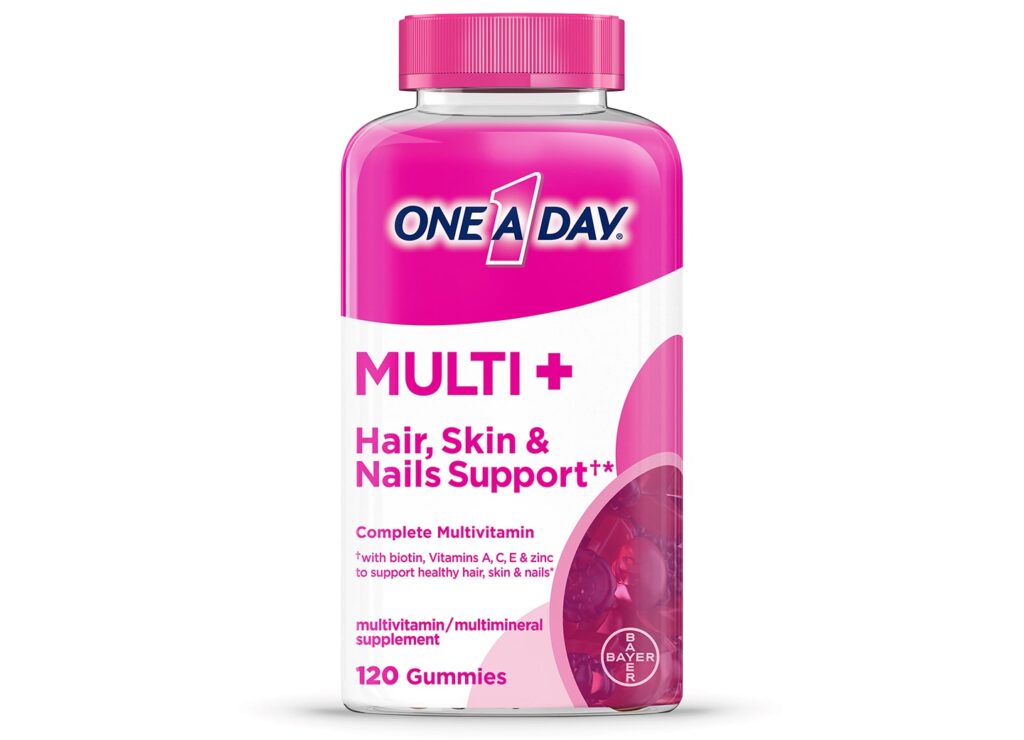 One A Day MULTI+ Hair, Skin & Nails Support†, Multivitamin + Boost of Support For Healthy Hair, Skin & Nails
